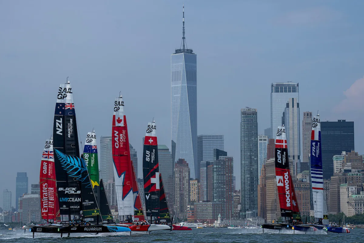 Canada wins opening day of the Mubadala New York Sail Grand Prix