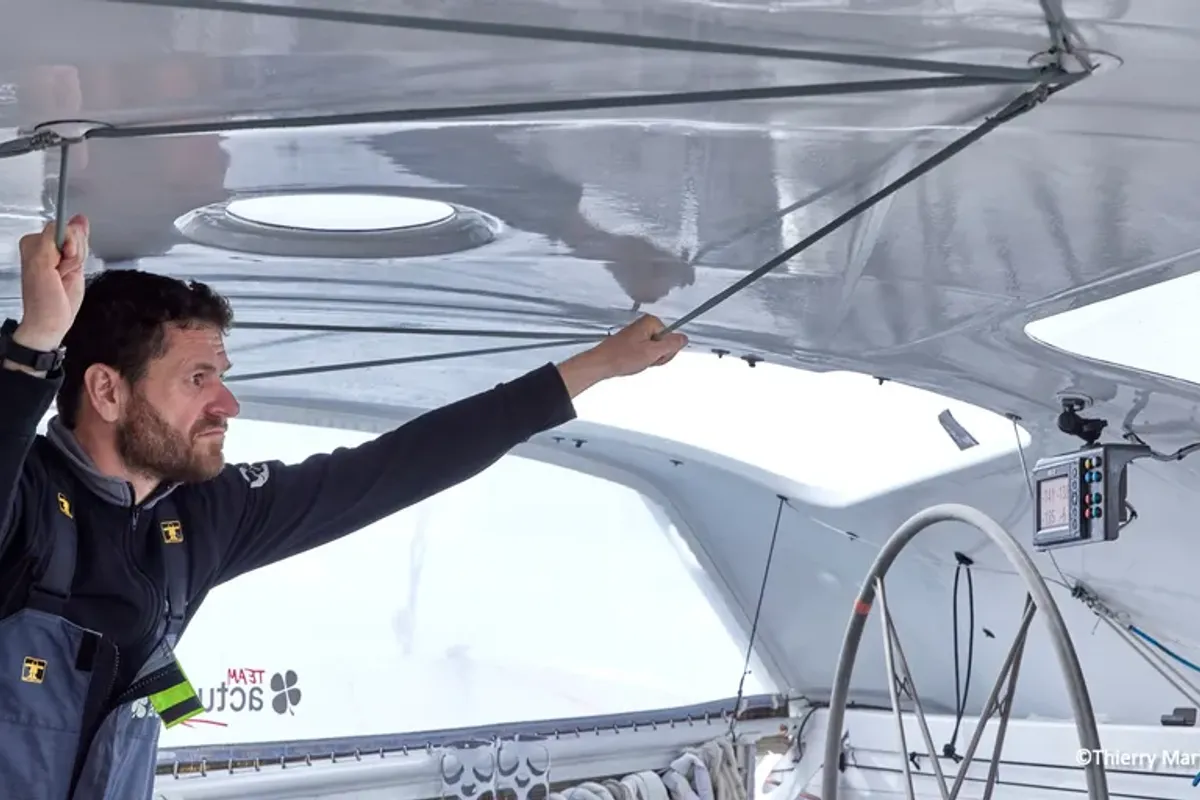 Vendee Globe leaders are catching a secondary depression