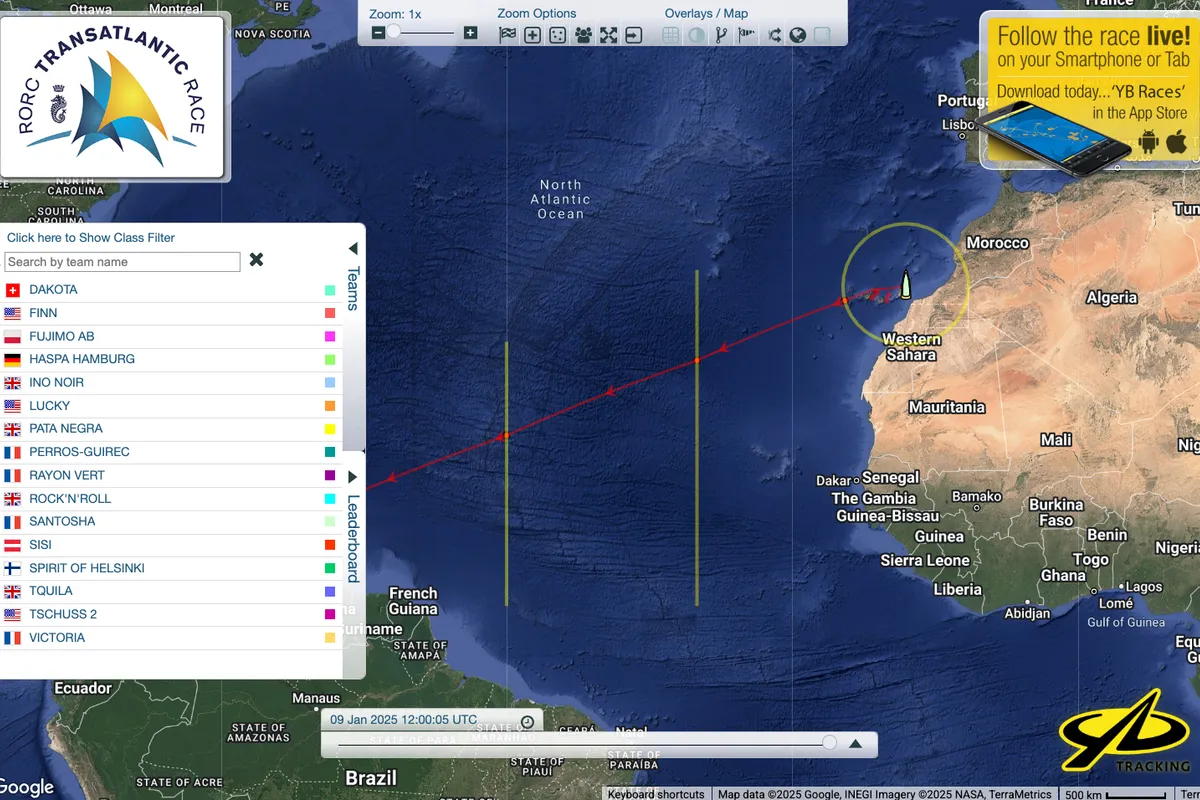 How to follow the 2025 RORC Transatlantic Race
