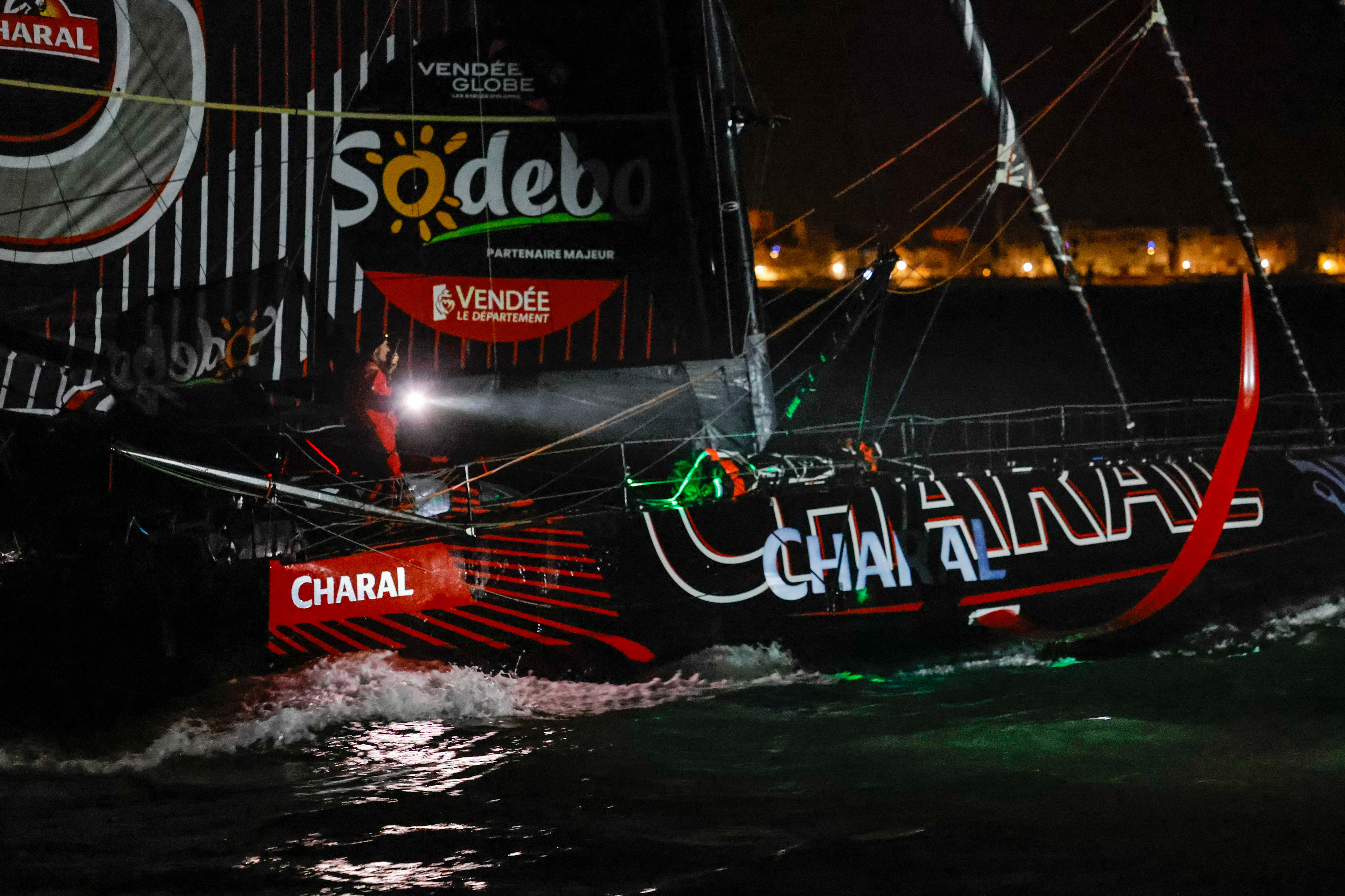 Jérémie Beyou sails home 4th in the Vendée Globe