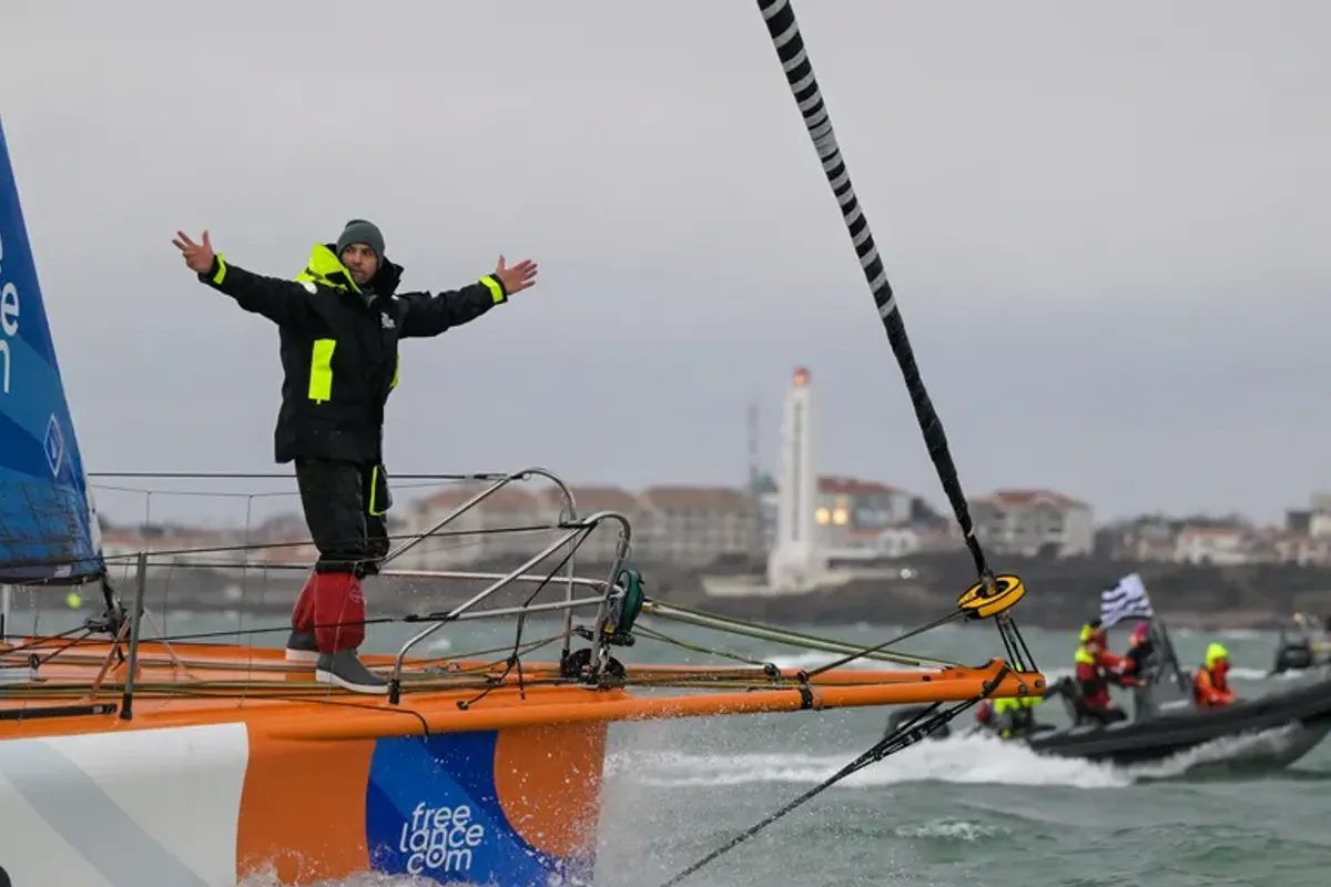 Guirec Soudée the latest Vendee Globefinisher