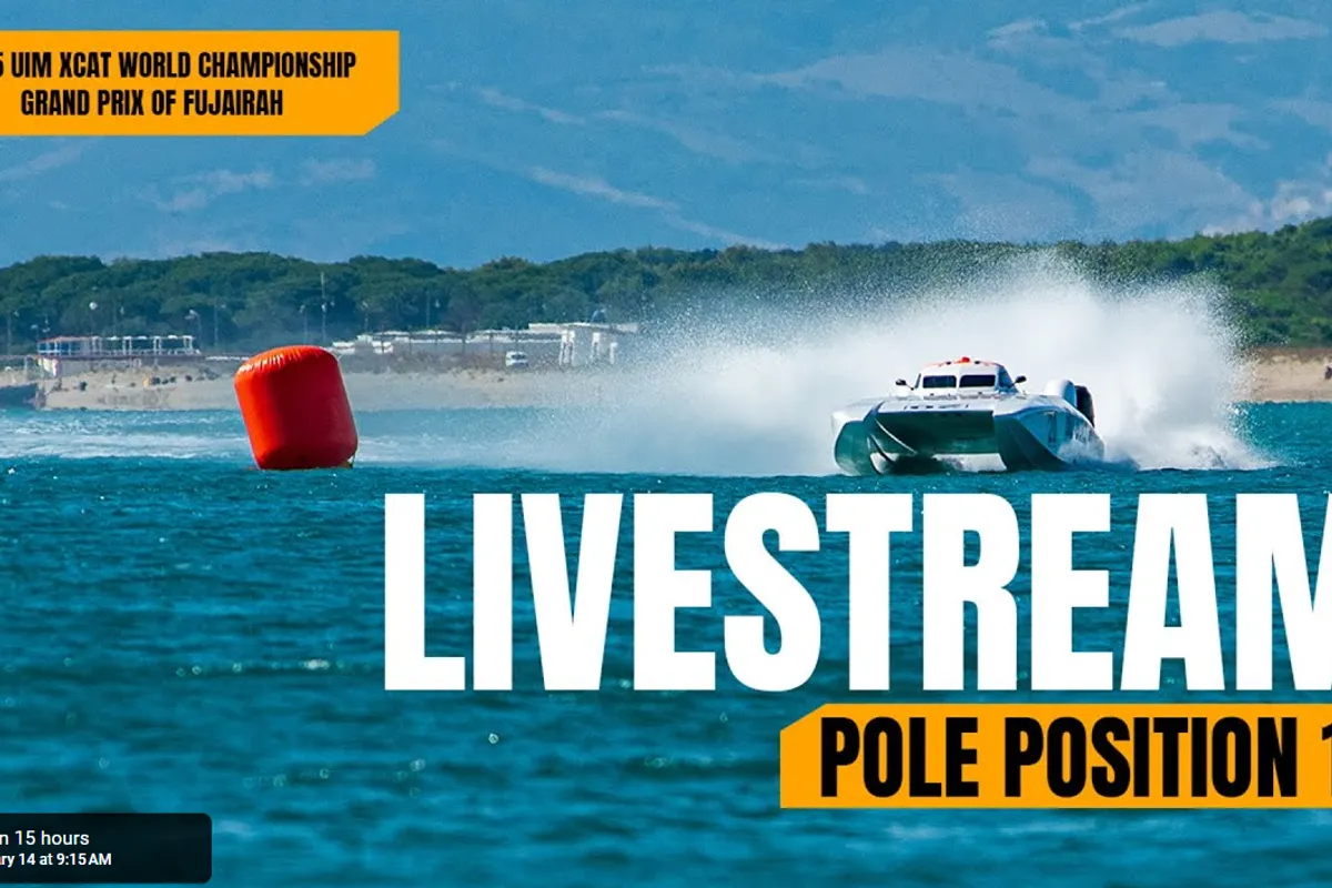 UIM XCAT World Championship in Fujairah is going LIVE