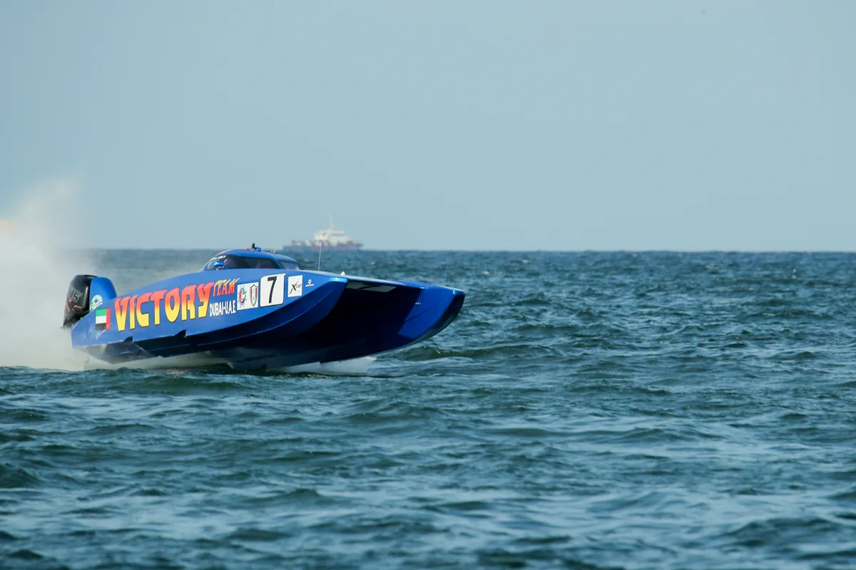 Victory's Emirati crew takes Race 2 of UIM XCAT Fujairah GP