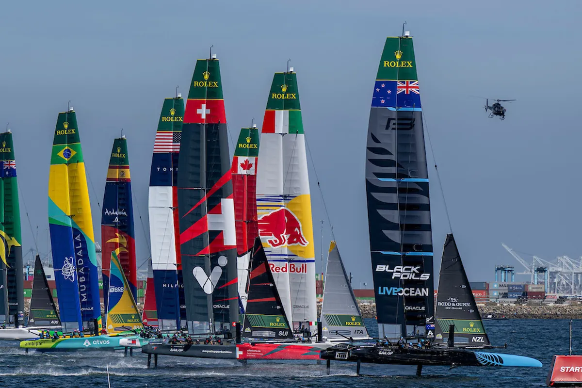 Blistering Black Foils: New Zealand lead at Rolex Los Angeles Sail Grand Prix