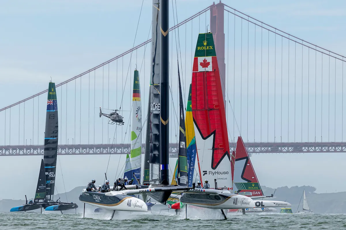 Canada SailGP  flies to top of leaderboard Day 1 of San Francisco Sail Grand Prix