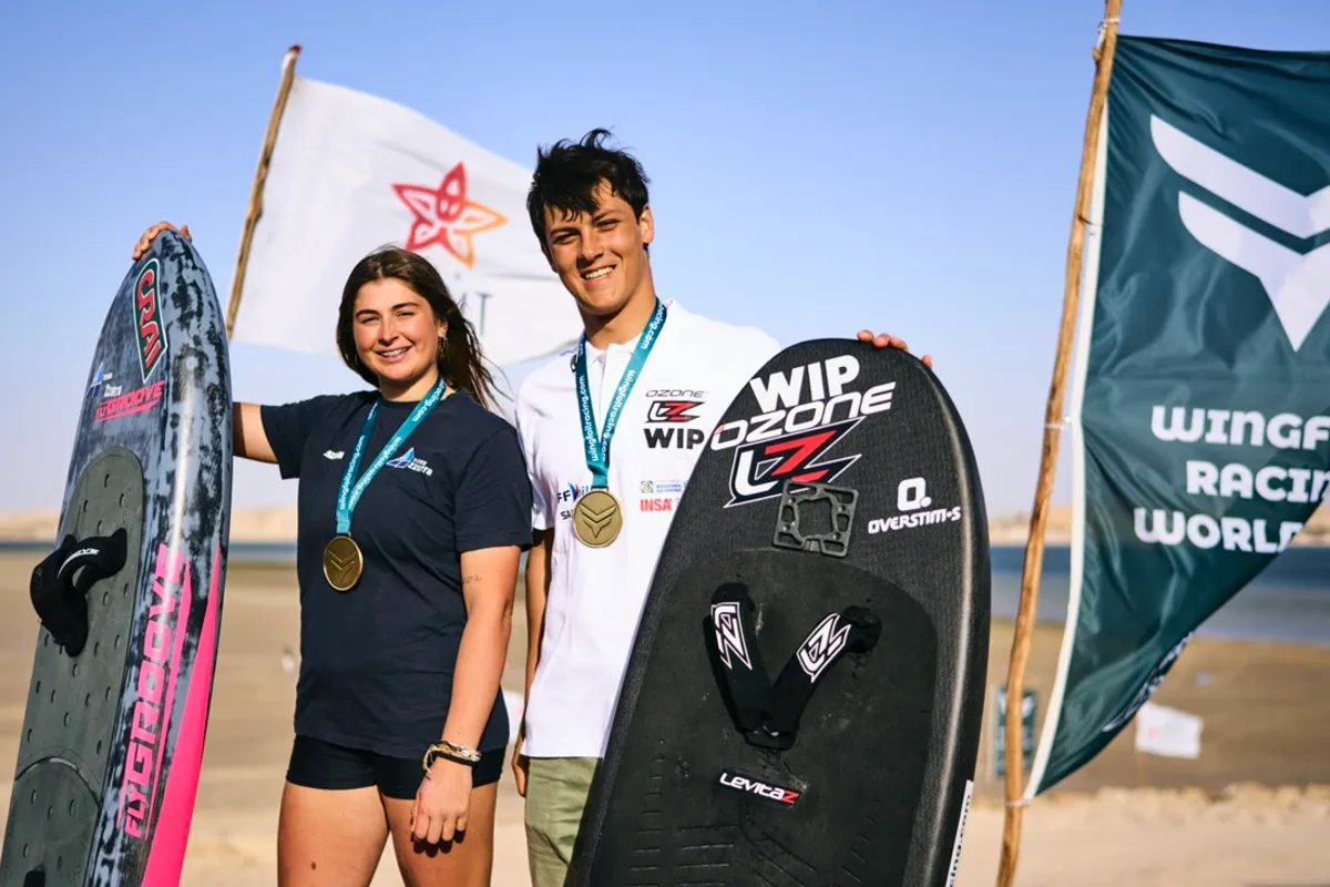 Wingfoil racing crowns its African King and Queen, video