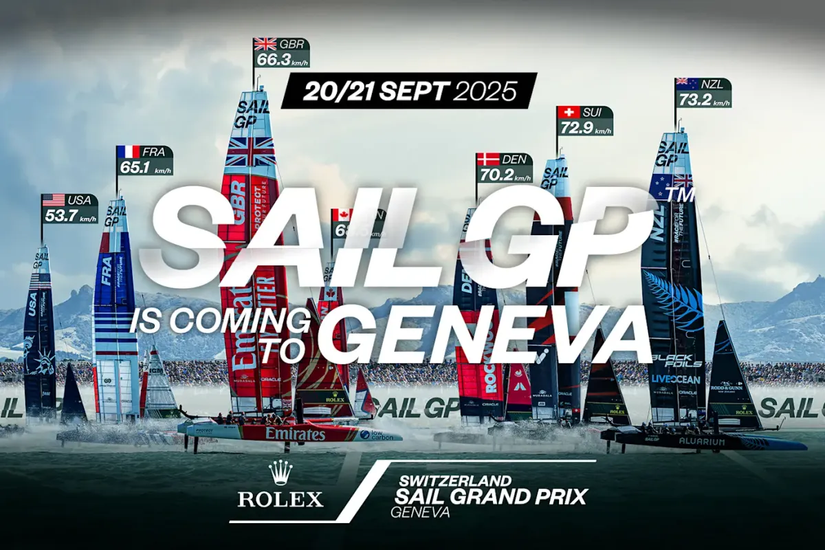 SailGP Geneva tickets are now on sale