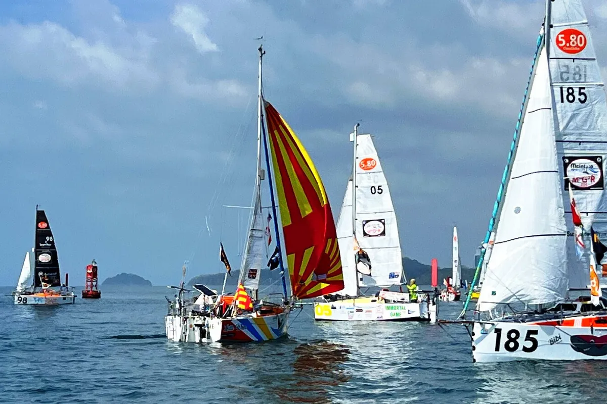 McIntyre Mini Globe Leg 2 underway