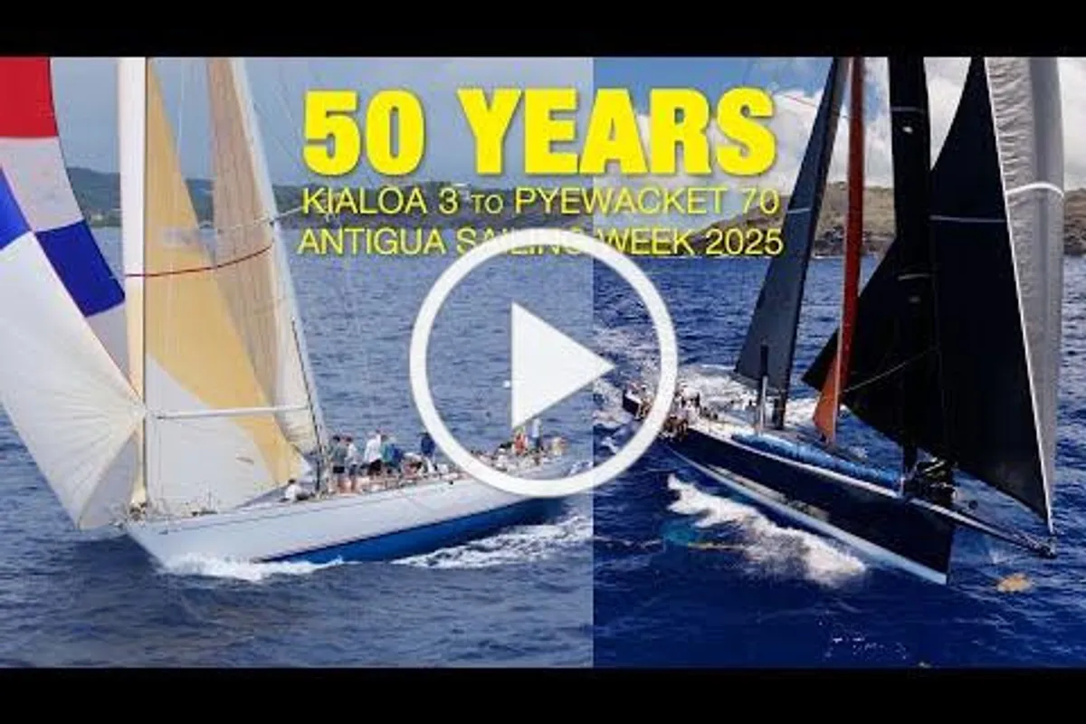 Comparing two legends from different times: Pyewacket 70 & Kialoa III, video