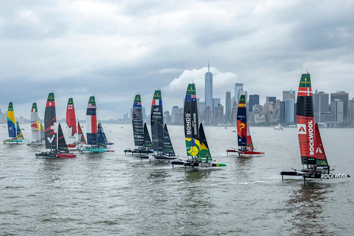 Spain overcomes storm clouds on Day 1 of Mubadala New York Sail Grand Prix