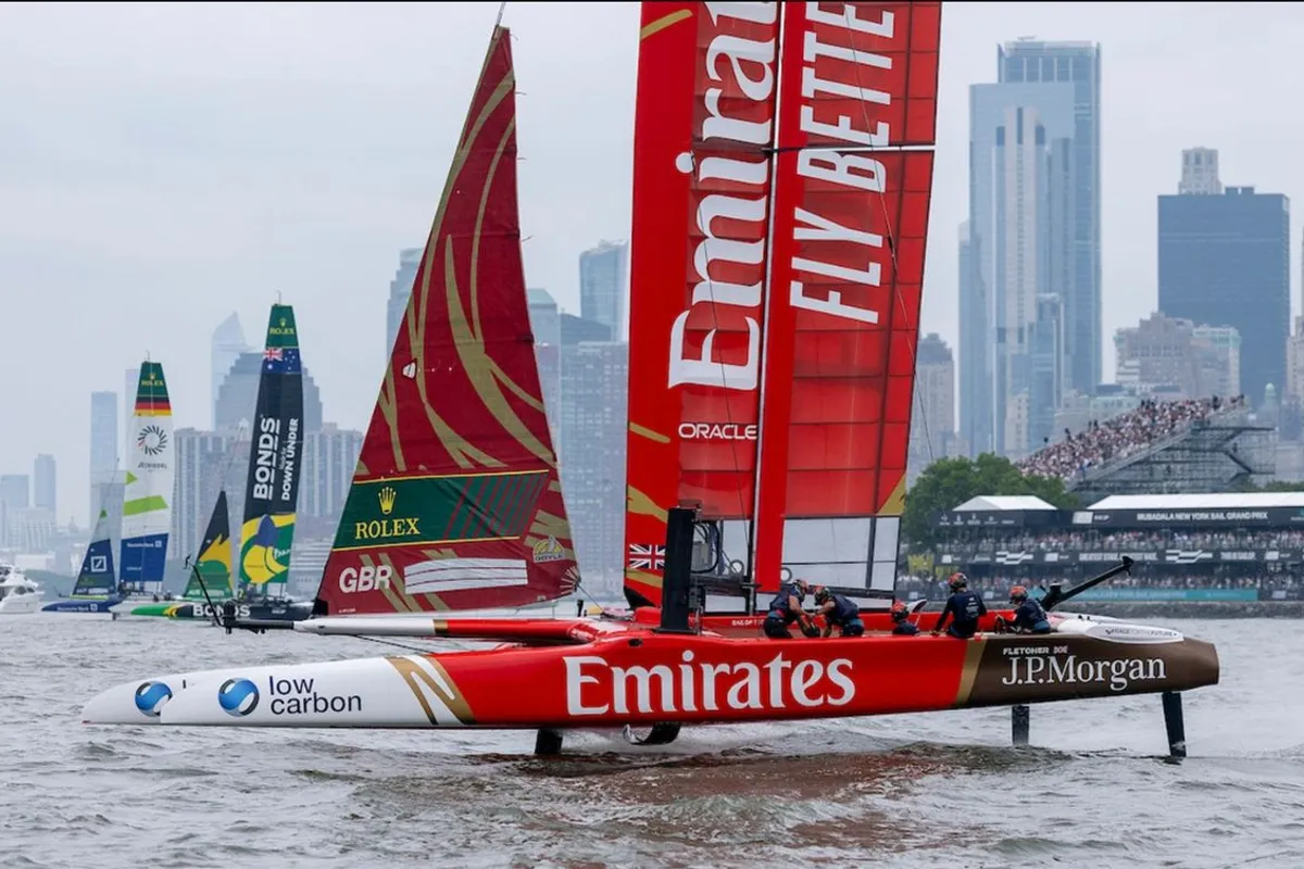 Emirates GBR hoping to ‘get back on the SailGP podium’ in Portsmouth