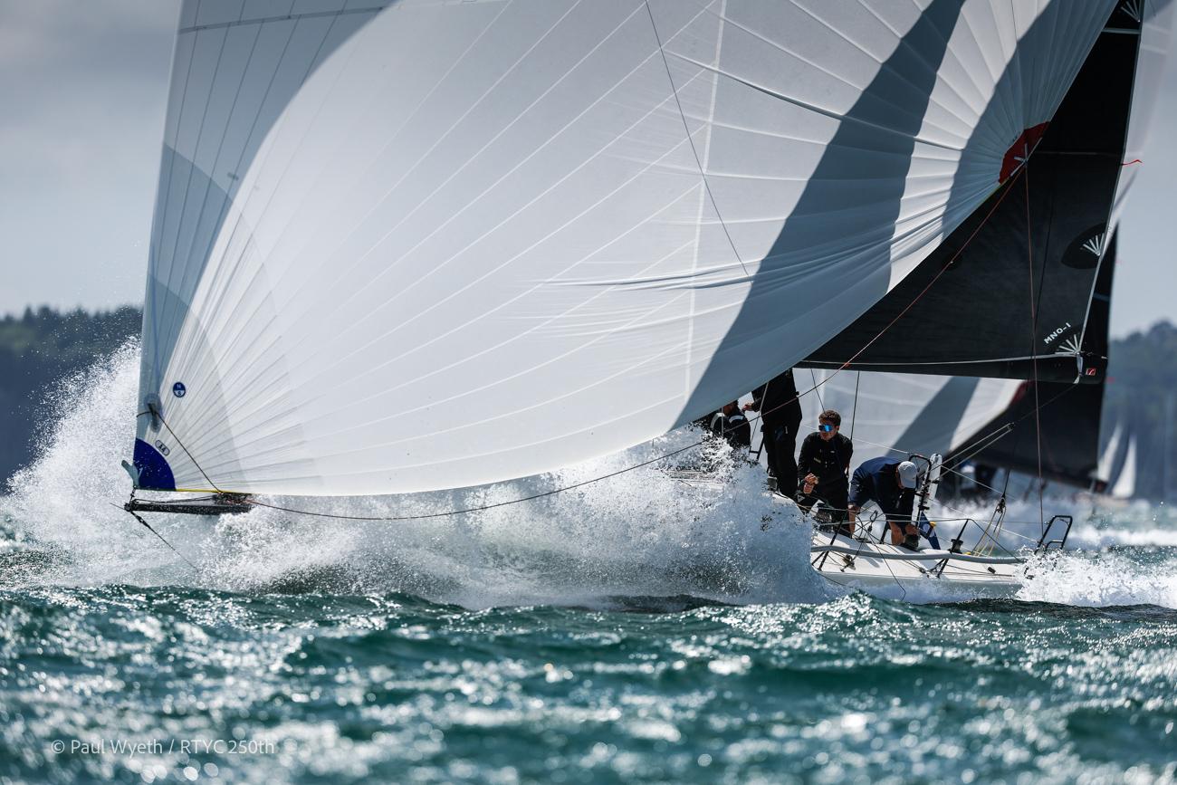 High-Octane Races, Big Breeze & Tactical Finesse Day Two of IRC National Championships