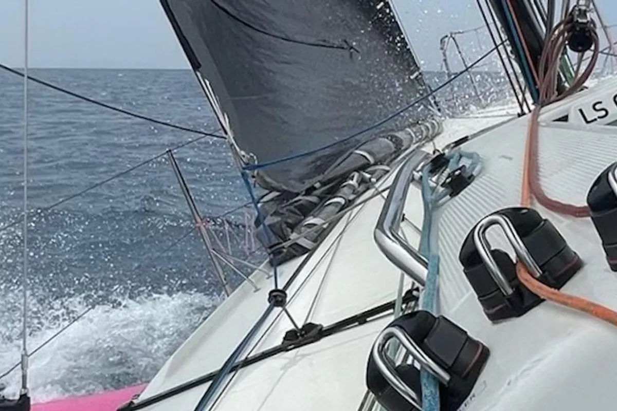 RORC Griffin chasing the breeze on  Leg 2 of Il Giro