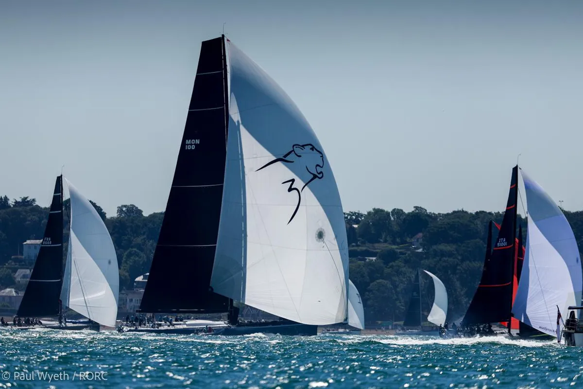 Leopard 3 Dominates RORC Cowes Dinard St Malo Race