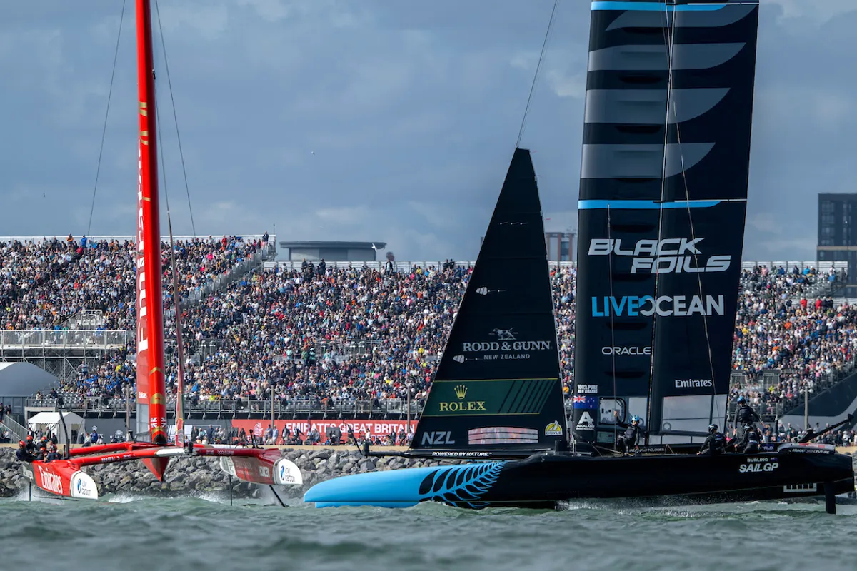 Black Foils steal Brits’ home win in SailGP Portsmouth debut