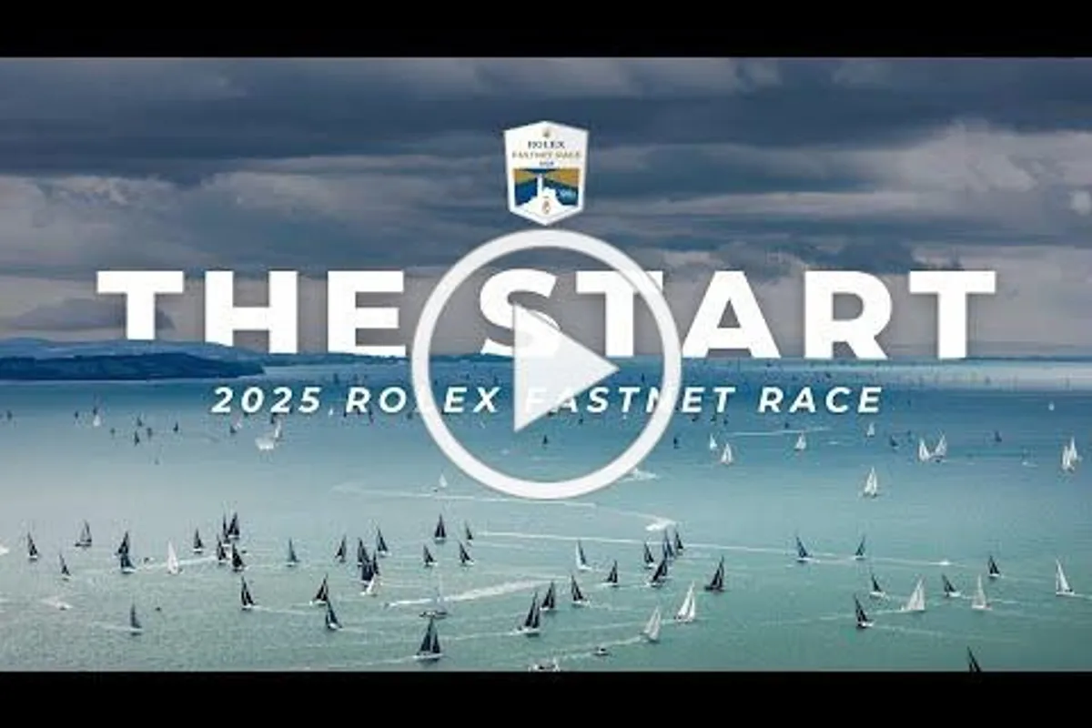 Video: Rolex Fastnet Race gets underway with record fleet