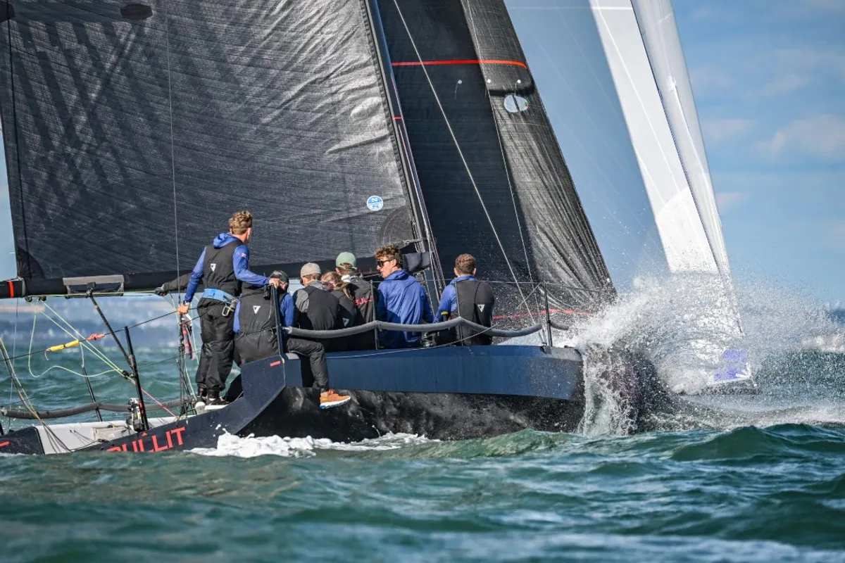 Cowes Week Day 1: Light winds, building breeze and spectacular racing