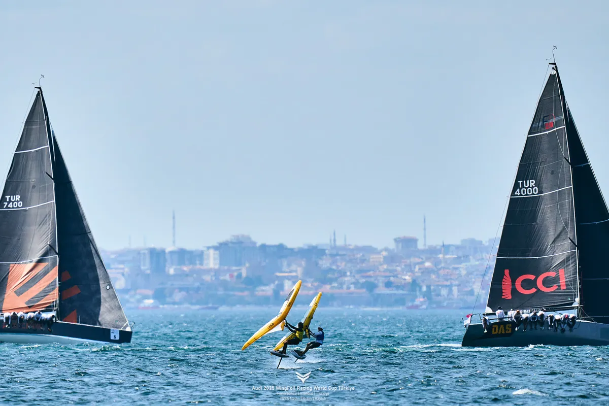 Italy wins WingFoil Racing World Cup Turkiye with Double Gold in Istanbul, video