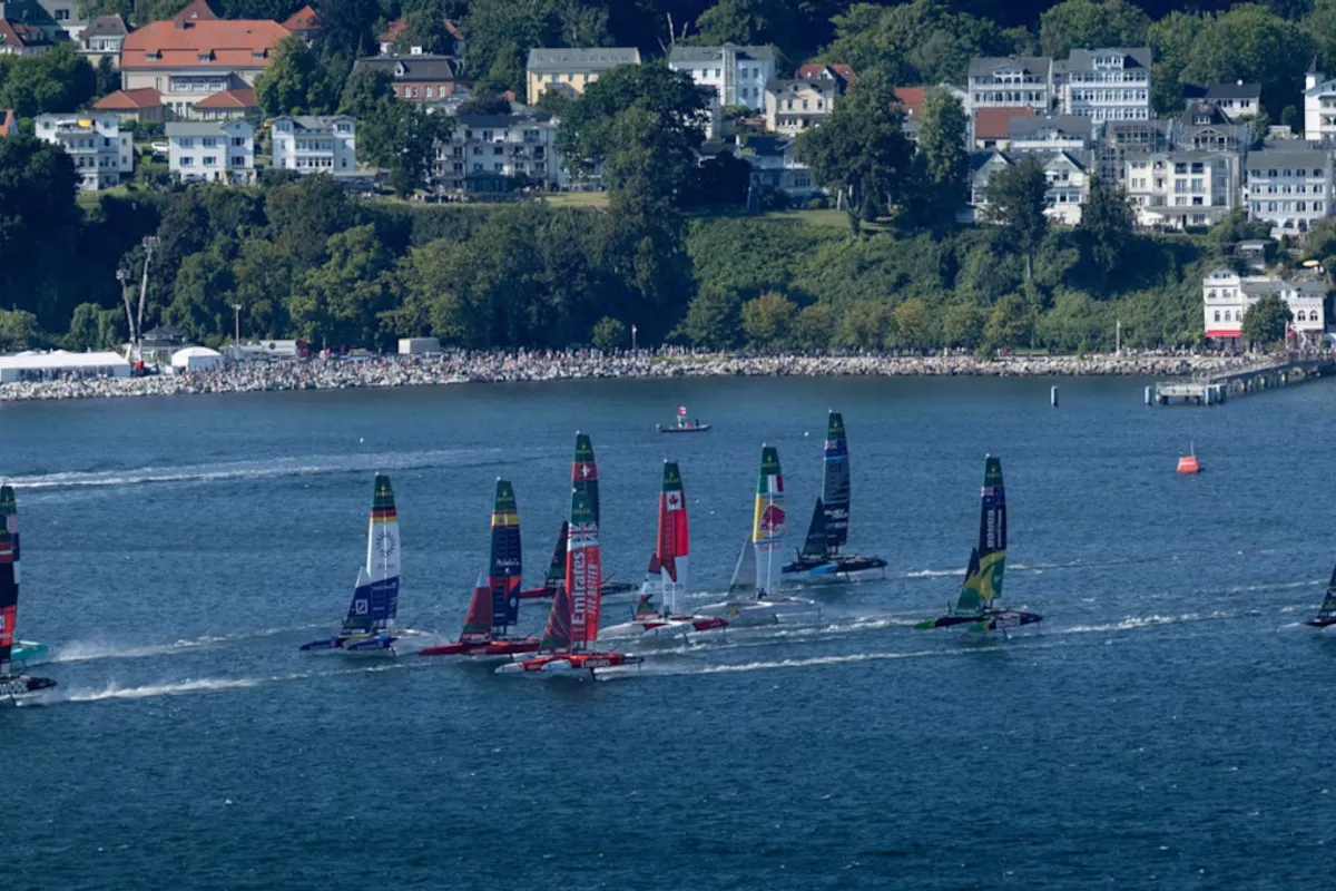 Germany SailGP: Thrilling racing, high-octane crashes, all-time speed record