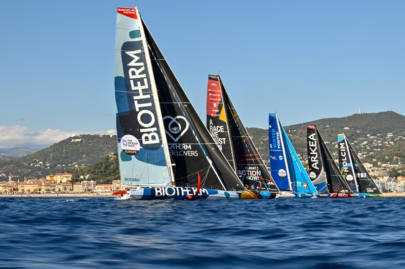 Ocean Race Fleet departs Nice on Leg 4 of The Ocean Race Europe