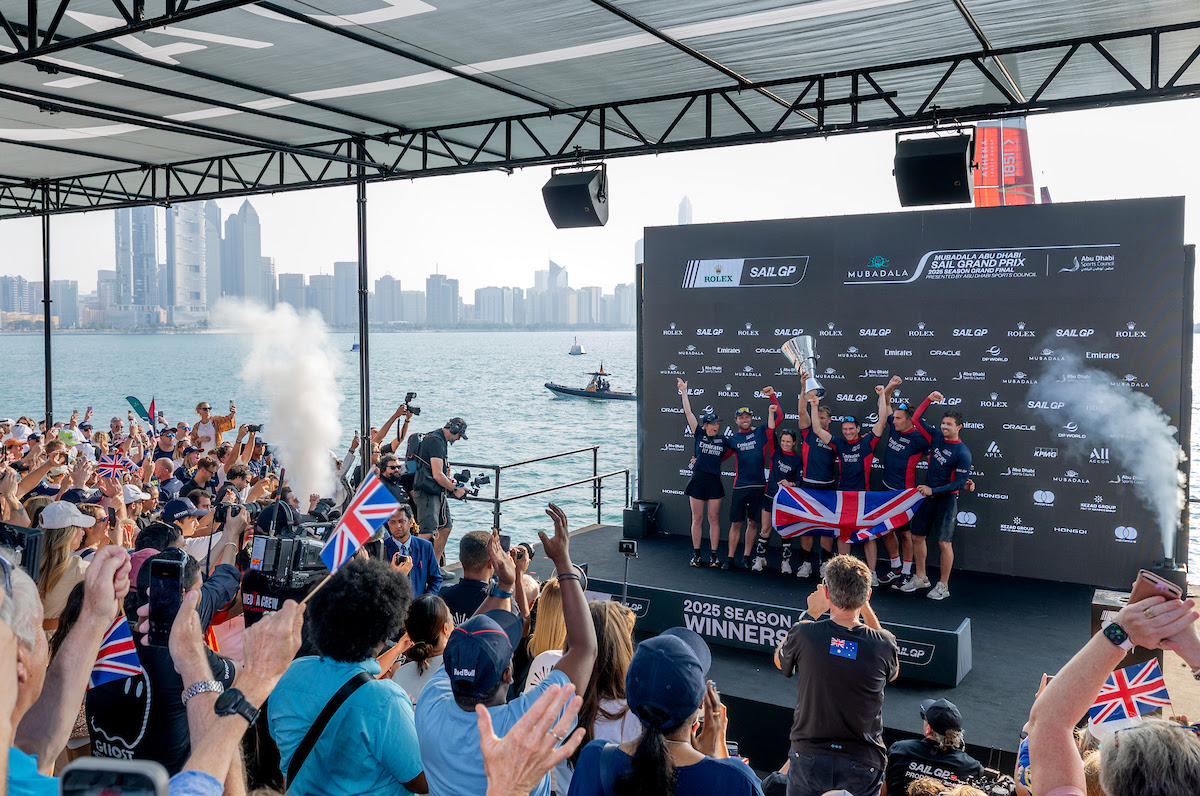 Emirates Great Britain crowned Rolex SailGP Champions in Abu Dhabi 