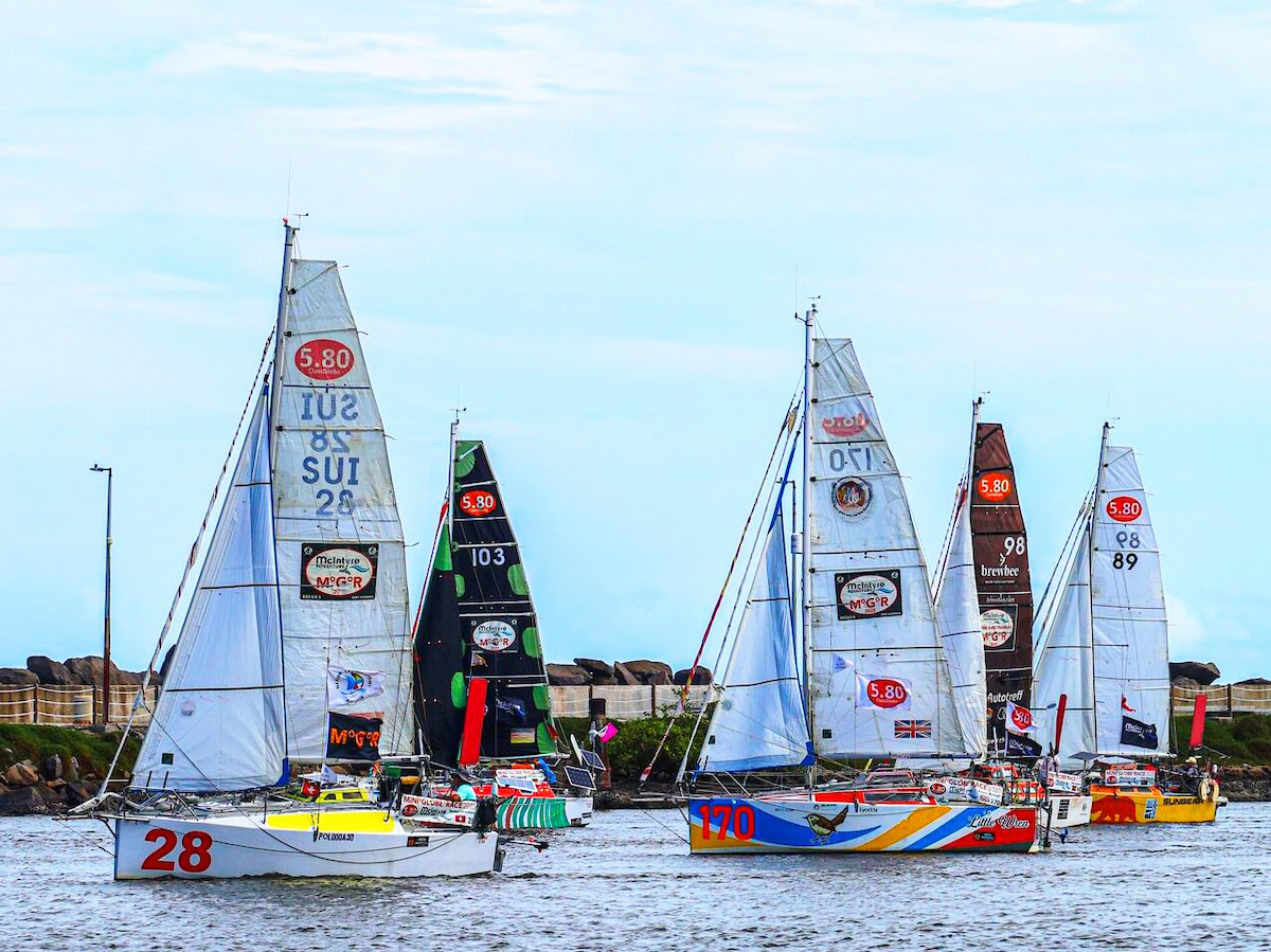 McIntyre Mini Globe Fleet on the last leg of solo around the world race