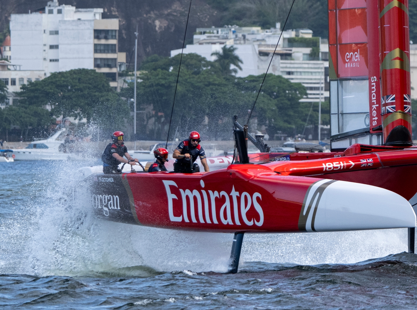 A difficult event in Rio for Emirates GBR, but the team retain second place, video