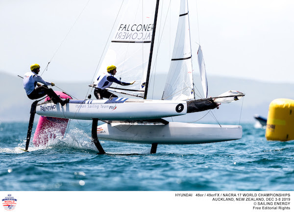 Day two of the 2019 Hyundai 49er, 49erFX and Nacra 17 World Championships