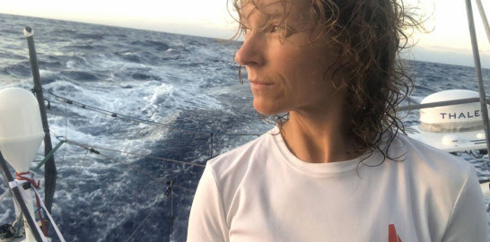 Keel ram damage for Isabelle Joschke (MACSF), who has  abandoned Vendée Globe