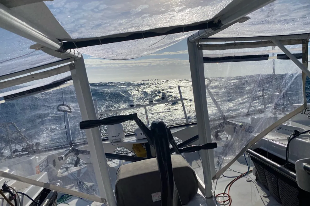 Charlie Dalin and chasing pack reduce deficit to leader Yannick Bestaven