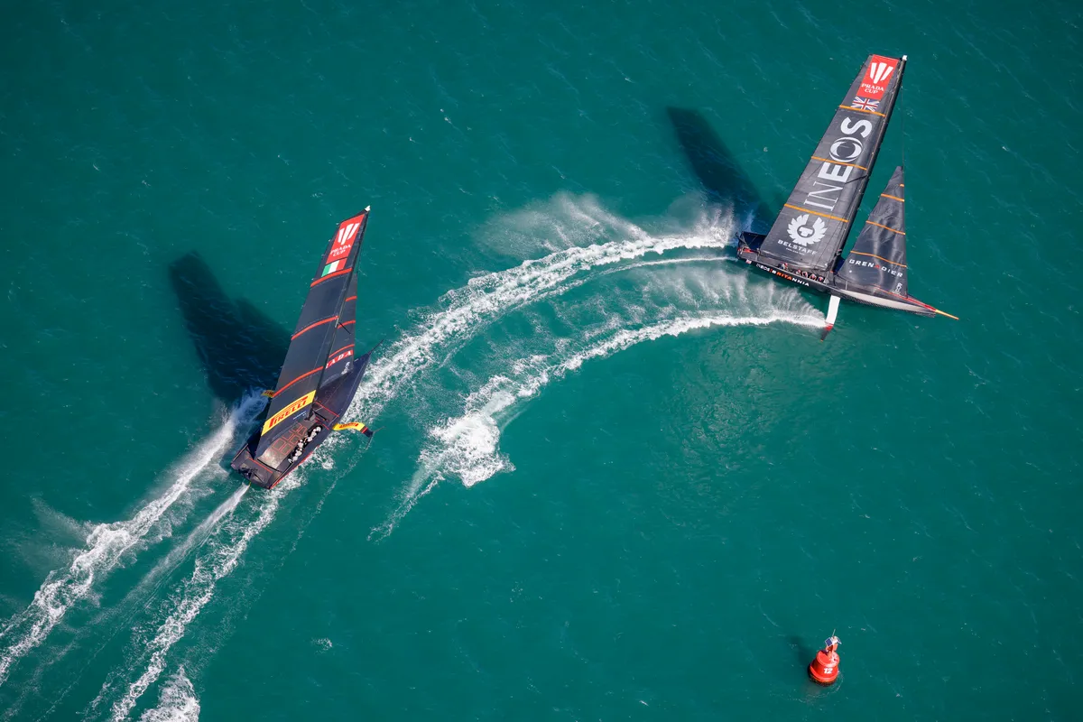 Britannia  blasts out of the blocks with two Prada Cup wins on day 1, video