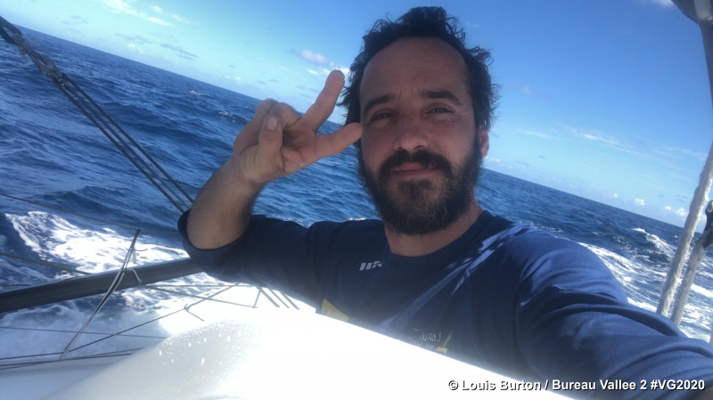 Louis Burton first Vendée Globe skipper across the Equator