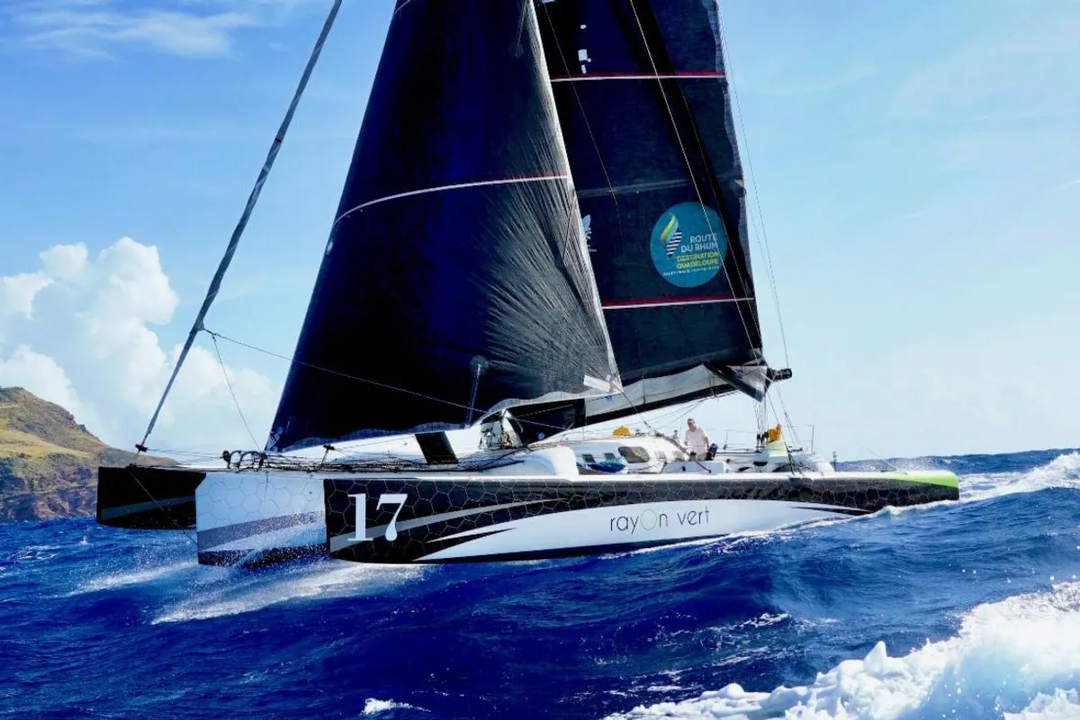 Rayon Vert takes Multihull Line Honours in RORC Transatlantic Race