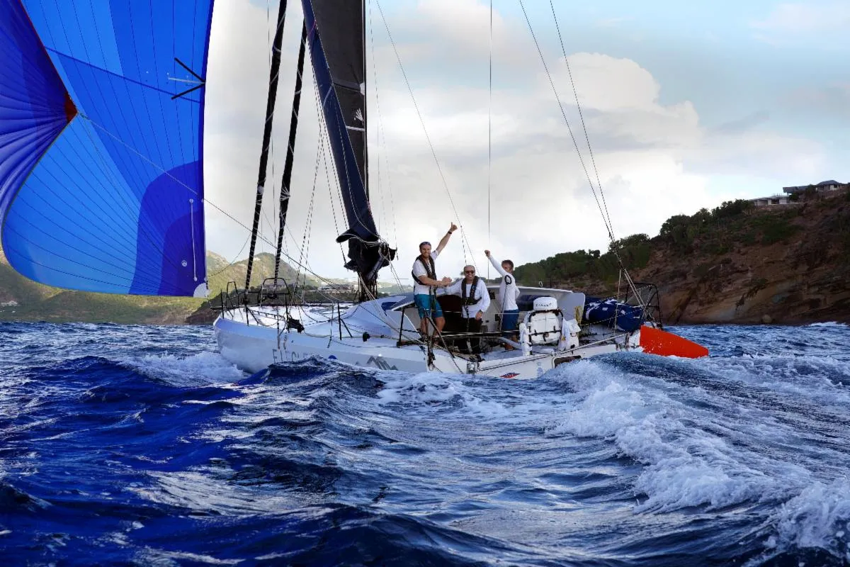 Green Dragon takes Monohull Line Honours for the RORC Transatlantic Race