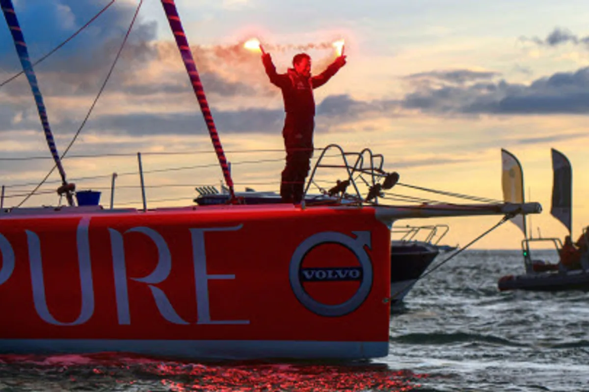 Romain Attanasio, PURE-Best Western,  finishes 14th in the Vendée Globe