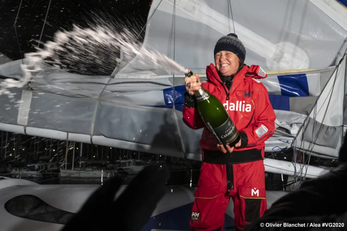 Pip Hare first British skipper to finish the Vendée Globe