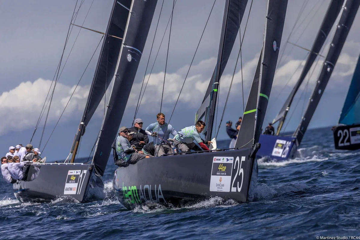 RC44 legend Chris Bake on the rise at the 44Cup Portoroz