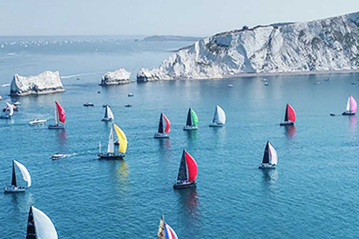 1200 boats ready for tomorrow's Round the Island Race