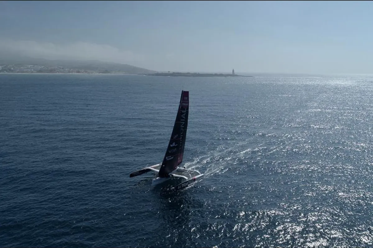 Sam Goodchild takes Leyton through the Strait of Gibraltar in Pro Sailing  lead