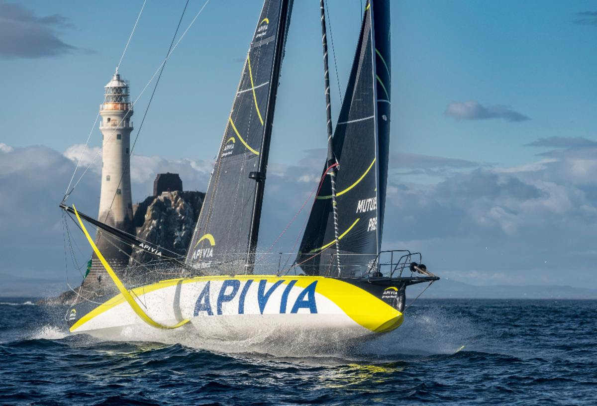 Apivia scores a resounding win in the 13-strong Fastnet Race IMOCA fleet