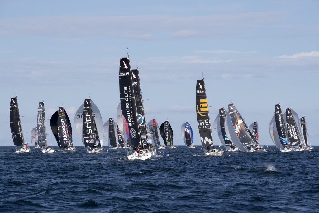 Perfect conditions for the start of the La Solitaire du Figaro
