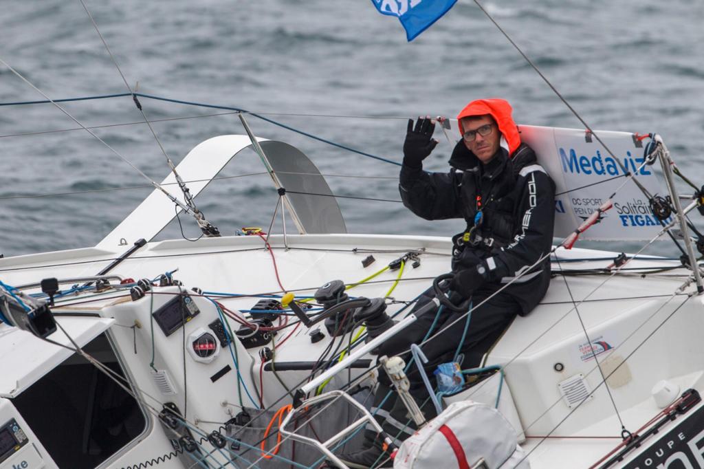 Less than 100 miles to the La Solitaire du Figaro Stage 1  finish line