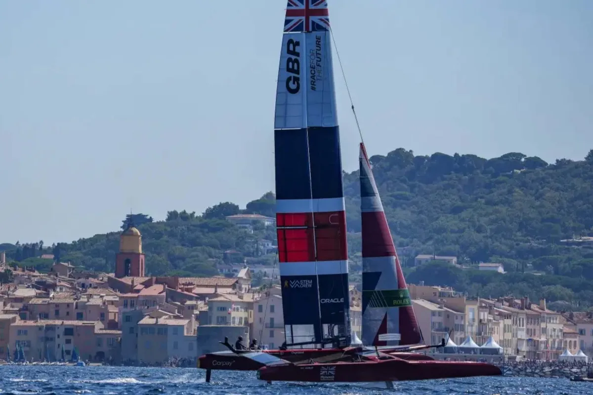 Mixed results for Team GB on opening day of the France Sail Grand Prix