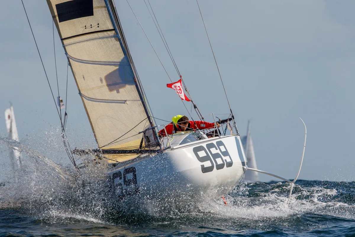 Melwin Fink's gamble might well pay off on Mini Transat