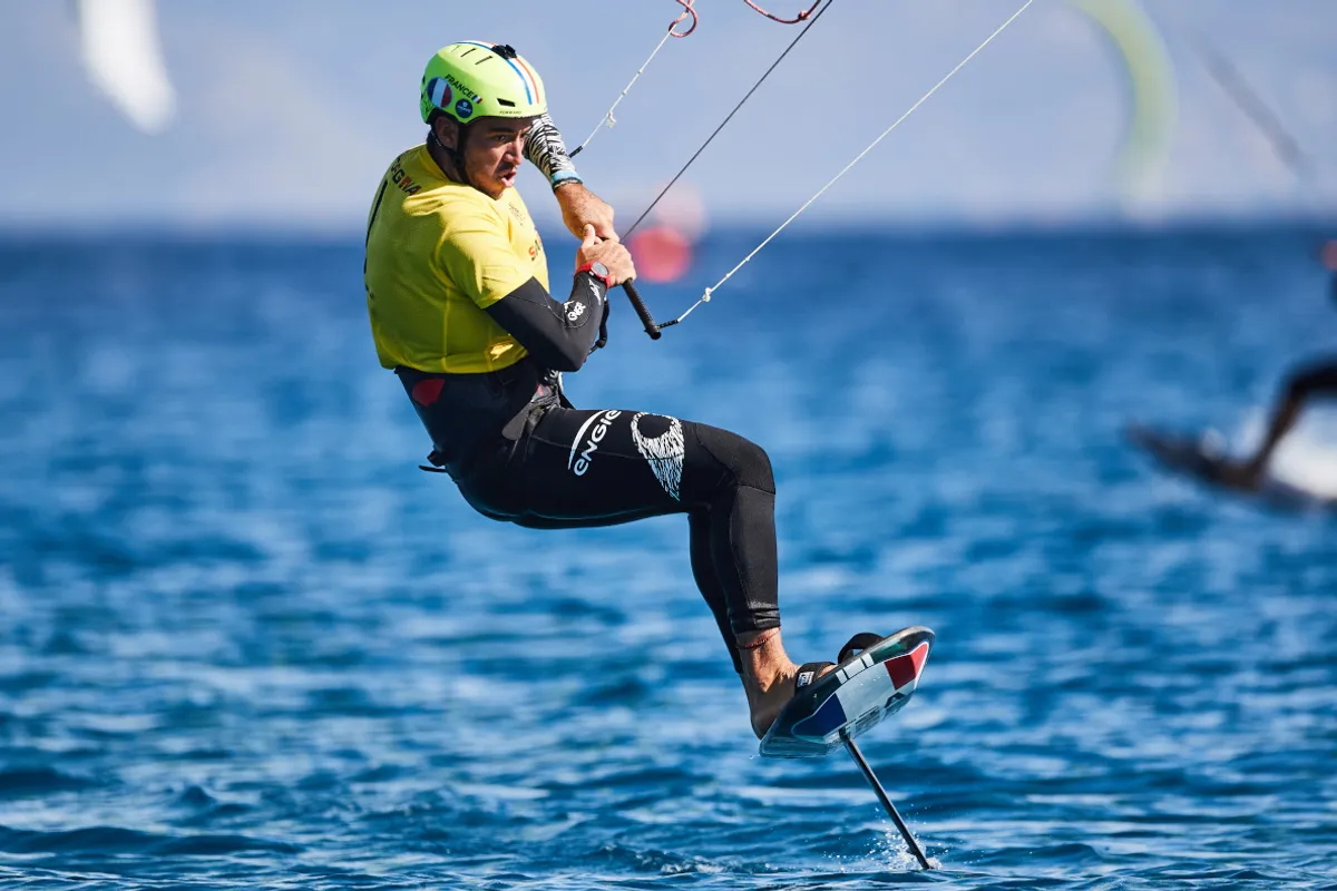 Axel Mazella clinches Sardinia Grand Slam IKA KiteFoil World Series victory