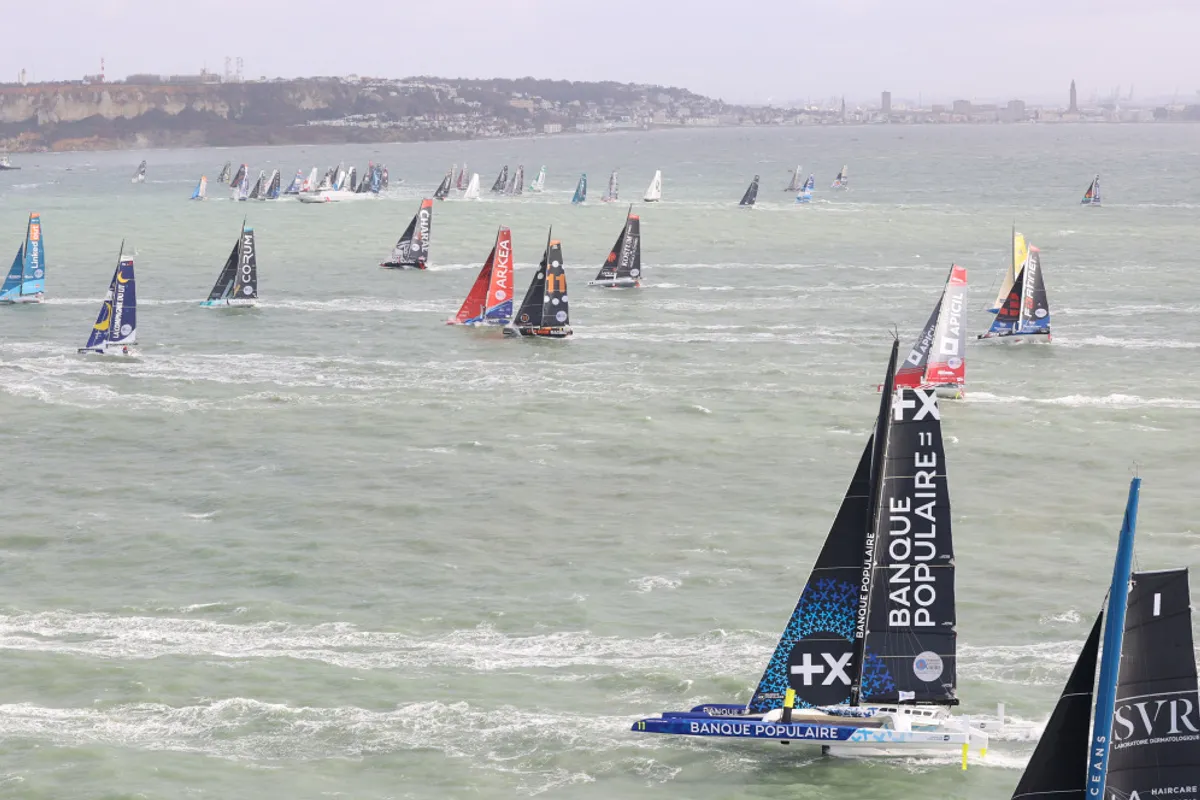 Ideal conditions for the start of the Transat Jacques Vabre