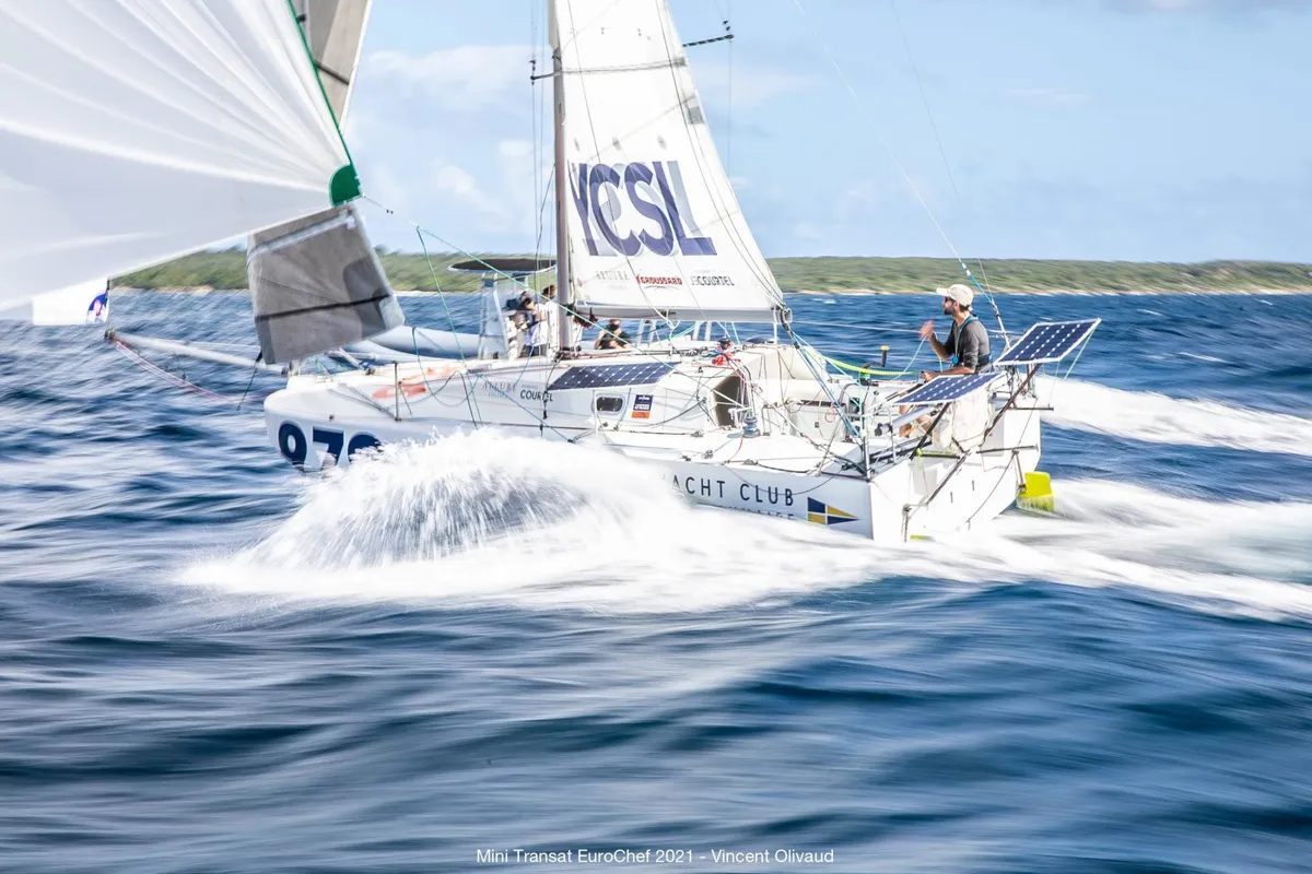 Mini Transat production boats provide high drama right to the wire