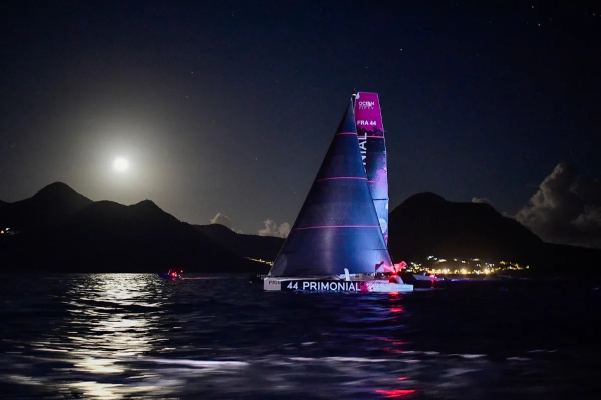 Primonial takes line honours & Ocean Fifty multihull Transat Jacques Vabre title