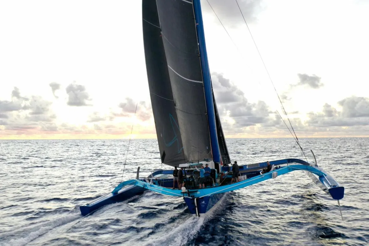 PowerPlay & Argo in sight of each other 500 miles from the RORC TR finish