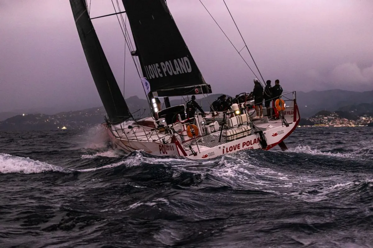 RORC Transatlantic Race video:  I Love Poland, VO70 on board footage